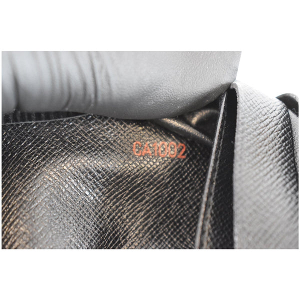 LOUIS VUITTON Porte-Tresor Epi Leather International Wallet Black