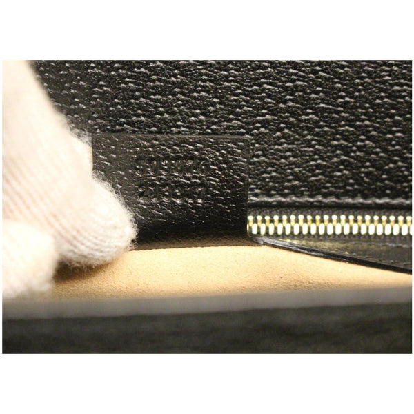 GUCCI Ophidia GG Medium Leather Shoulder Bag Black 503876