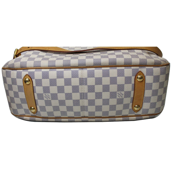 Louis Vuitton Siracusa GM Damier Azur bag bottom side