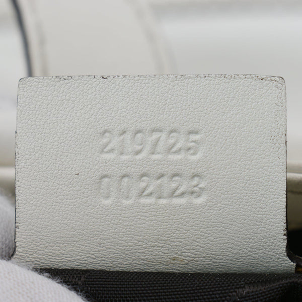 White GUCCI New Jackie 2way Shoulder Handbag - DDH