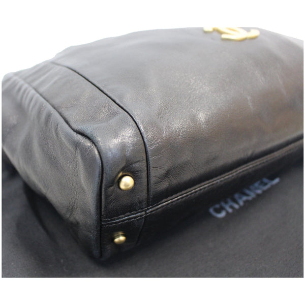 CHANEL CC Classic Small Lambskin Shoulder Bag Black