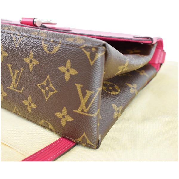 LOUIS VUITTON Saint Michel Monogram Epi Shoulder Bag Red