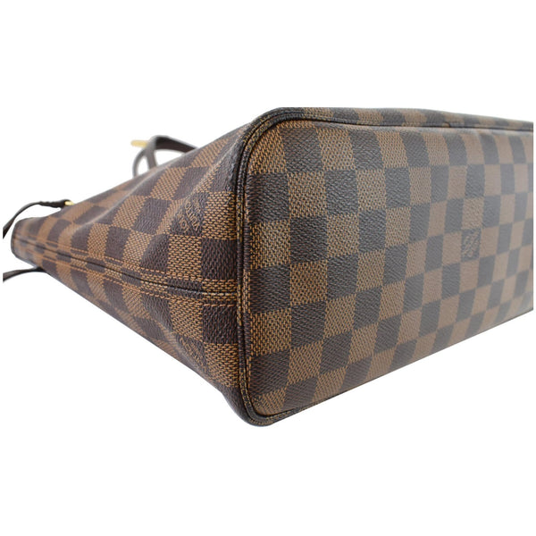 LOUIS VUITTON Neverfull PM Damier Ebene Shoulder Bag Brown