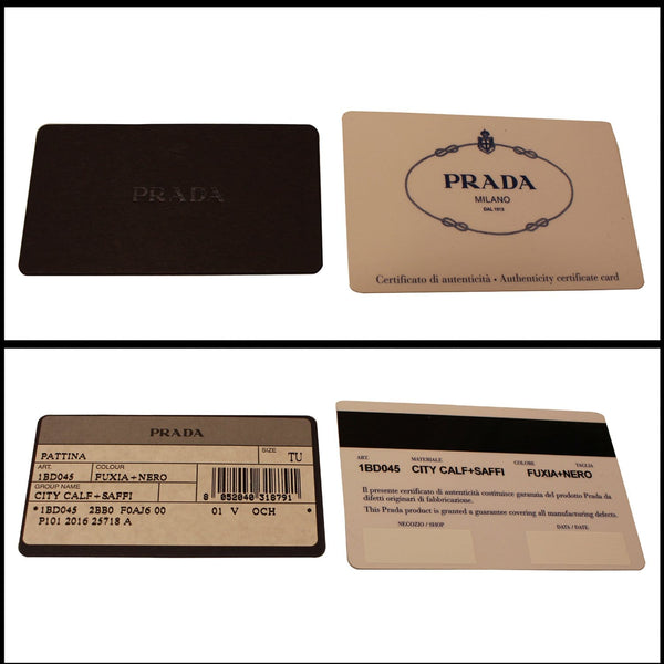 PRADA Cahier City Calf Saffiano Leather Shoulder Bag Black