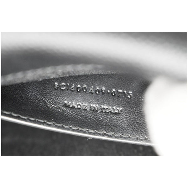 YVES SAINT LAURENT Kate Pebbled Leather Clutch Wallet Black