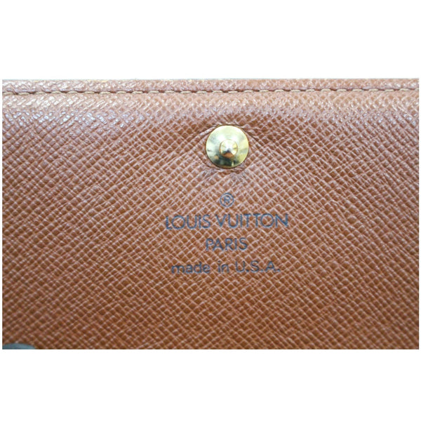 Lv Porte Monnaie Canvas Billet Tresor Wallet Women