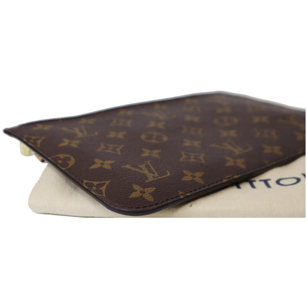 Louis Vuitton Wristlet Pouch Canvas Neverfull MM-corner