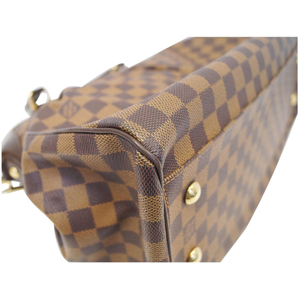LOUIS VUITTON Trevi GM Damier Ebene Shoulder Handbag Brown