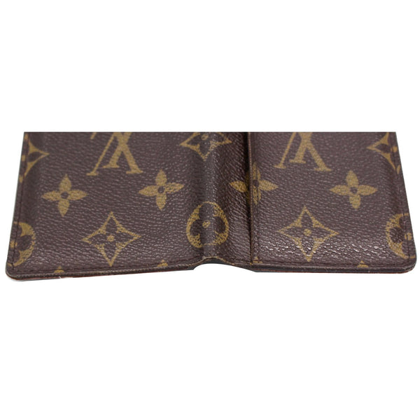 LOUIS VUITTON Pocket Organizer Monogram Canvas Wallet Brown