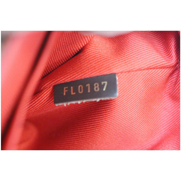 spacious interior LV Croisette Damier Ebene Crossbody Bag