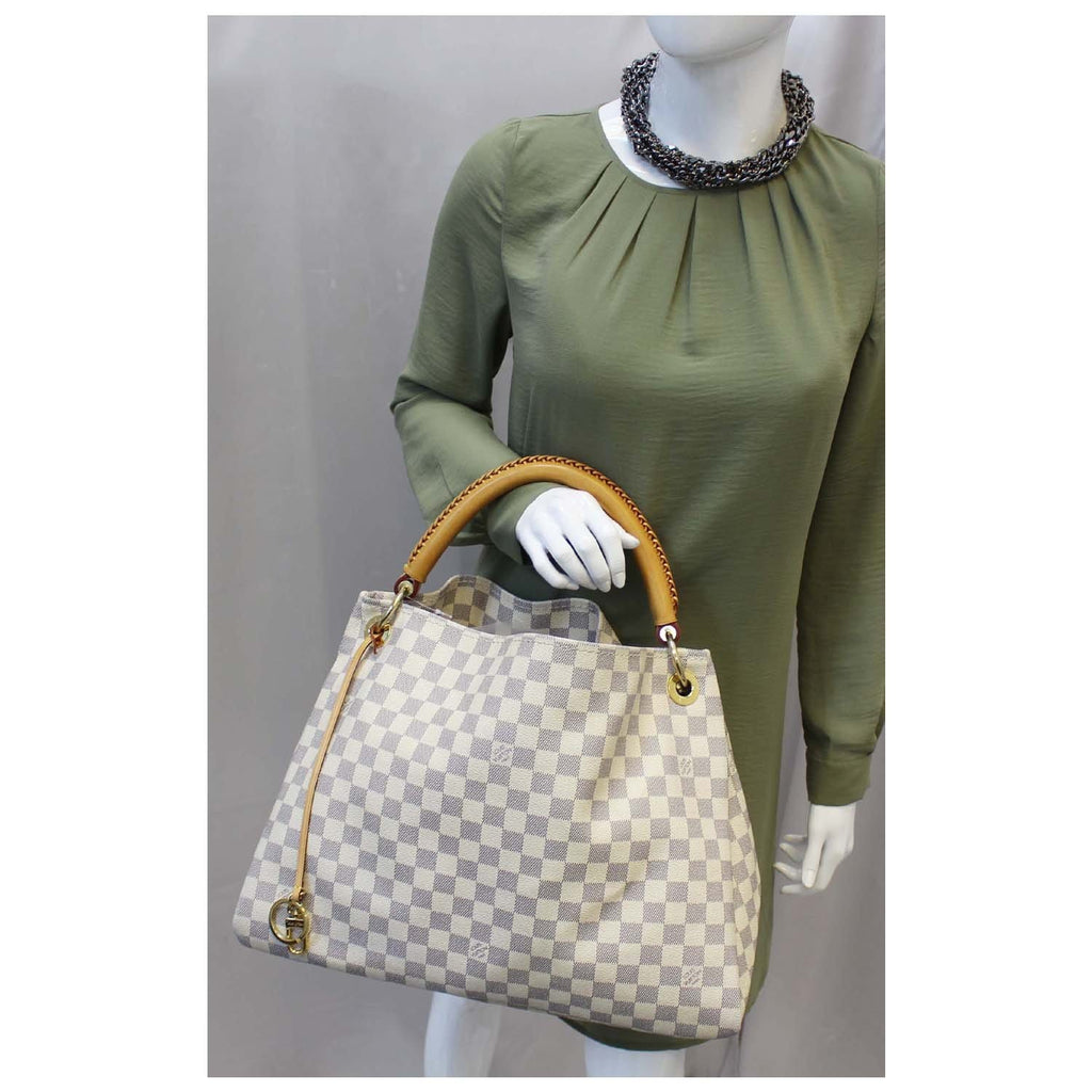 Artsy GM Damier Azur – Keeks Designer Handbags
