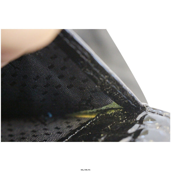 YVES SAINT LAURENT Black Crocodile Leather Clutch Bag-US