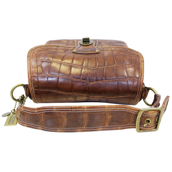 Coach Legacy Ali Alligator Leather Bag Limited Edition full view