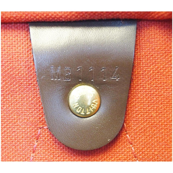 Louis Vuitton Speedy 30 Damier Ebene Satchel Bag Brown