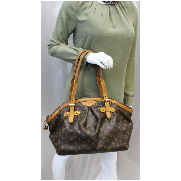 LOUIS VUITTON Tivoli GM Monogram Canvas Brown Shoulder Bag Brown-US