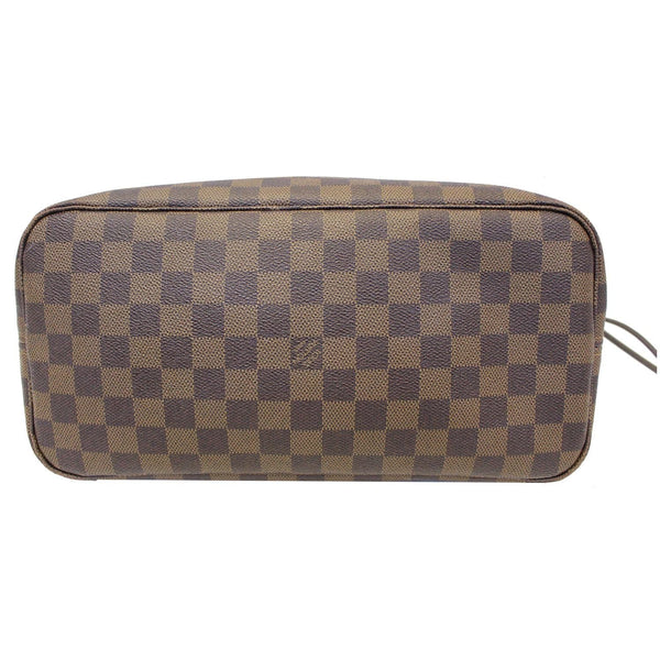 Louis Vuitton Neverfull MM - Lv Damier Tote Shoulder Bag - back view