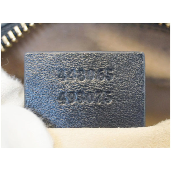 GUCCI GG Marmont Matelasse Mini Leather Crossbody Bag Black 448065