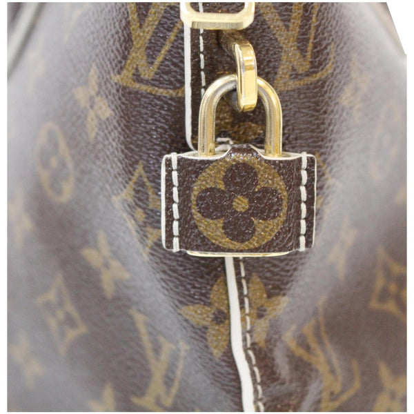 Padlock Louis Vuitton Fetish Lockit Monogram Leather Bag