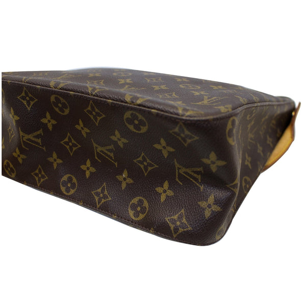 LOUIS VUITTON Monogram Canvas Looping GM Brown Shoulder Bag-US