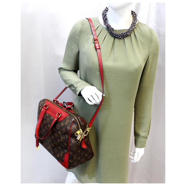 LOUIS VUITTON Retiro NM Monogram Canvas Shoulder Bag Coquelicot-US