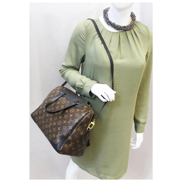 LOUIS VUITTON Retiro NM Monogram Canvas Shoulder Bag Noir-US