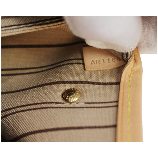 LOUIS VUITTON Neverfull PM Monogram Canvas Shoulder Bag Brown