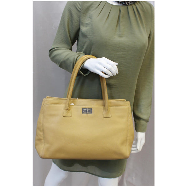 Chanel Tote Bag Reissue Cerf Executive East West Beige for sale