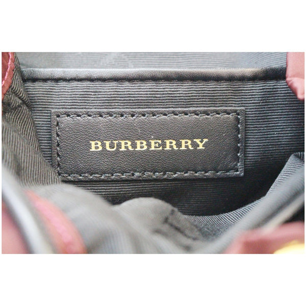 BURBERRY The Small Rucksack Nylon Backpack Red - Last Call