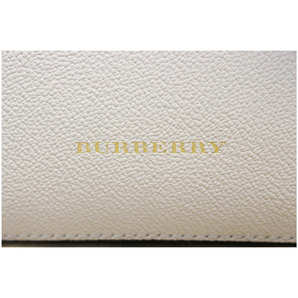 BURBERRY Helmsley House Check Grained Leather Crossbody Bag-US