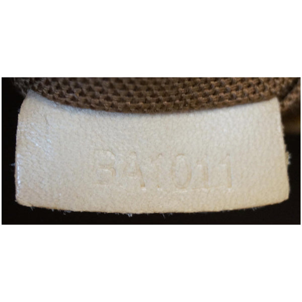 LOUIS VUITTON Alma Monogram Canvas Satchel Bag Brown