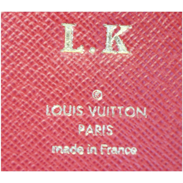 LOUIS VUITTON Victorine Damier Ebene Wallet Brown
