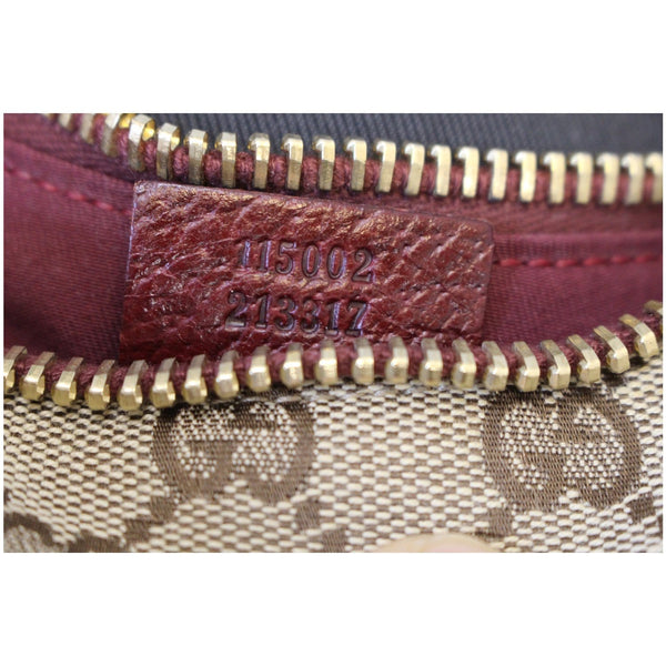 GUCCI GG Canvas Classic Ring Tote Shoulder Bag Beige-US