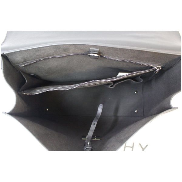 GIVENCHY Shark Medium Calfskin Bicolor Satchel Bag Black/White - 20% OFF