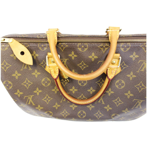 LOUIS VUITTON Speedy 35 Monogram Canvas Satchel Bag-US