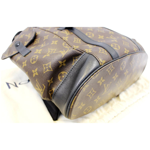 LOUIS VUITTON Christopher PM Monogram Macassar Canvas Backpack Bag-US