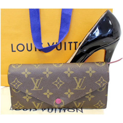 LOUIS VUITTON Damier Ebene Josephine Wallet Brown-US