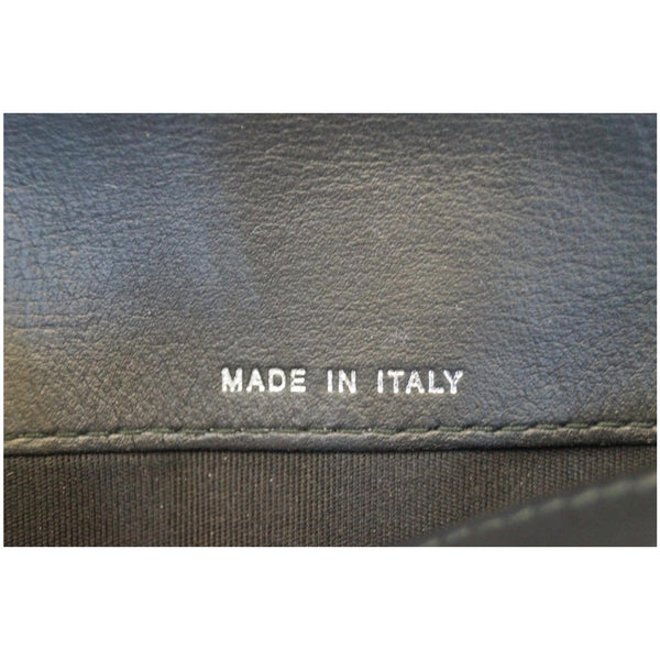 Chanel Boy Large Flap Lambskin Leather Wallet Black made in italy