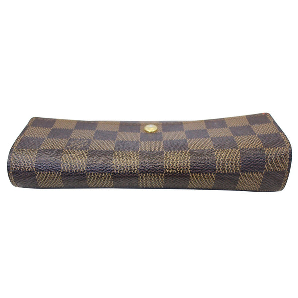 LOUIS VUITTON Damier Ebene Brown Sarah Wallet-US