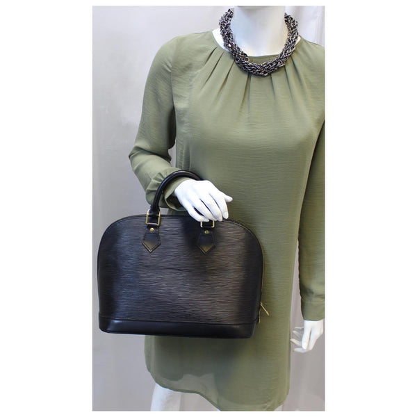 Louis Vuitton Alma Epi Leather Satchel Bag - LV Alma - Model