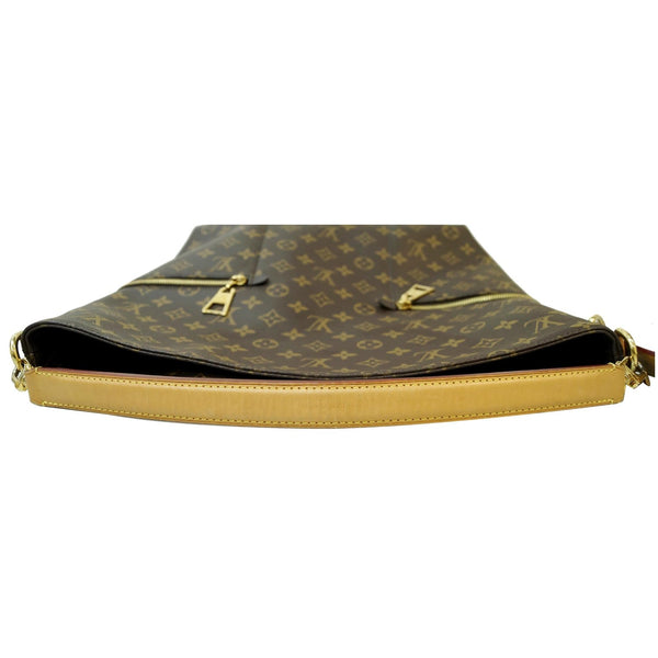 LOUIS VUITTON Melie Monogram Canvas Hobo Shoulder Bag Brown