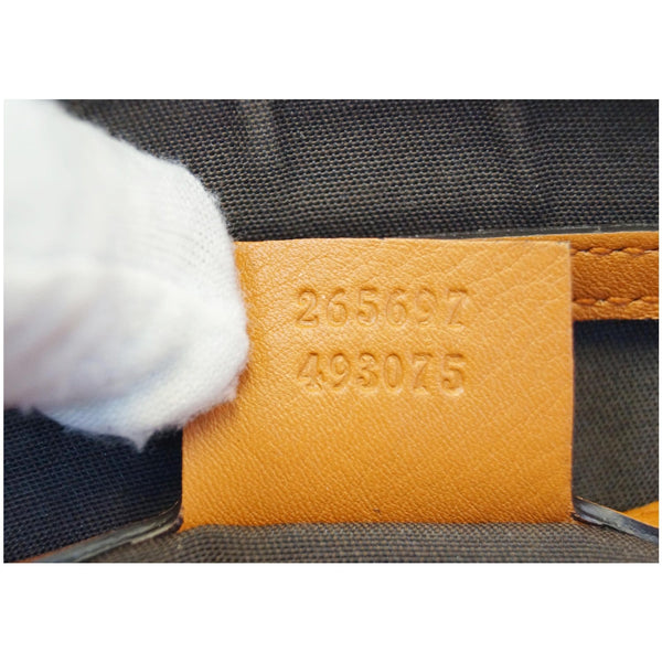 GUCCI Medium Joy Guccissima Leather Boston Bag Orange 265697