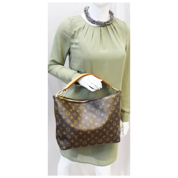 Louis Vuitton Sully PM Monogram Canvas Shoulder Bag for women