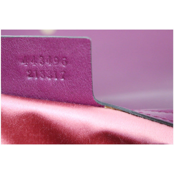 GUCCI GG Marmont Velvet Medium Shoulder Bag Purple 443496