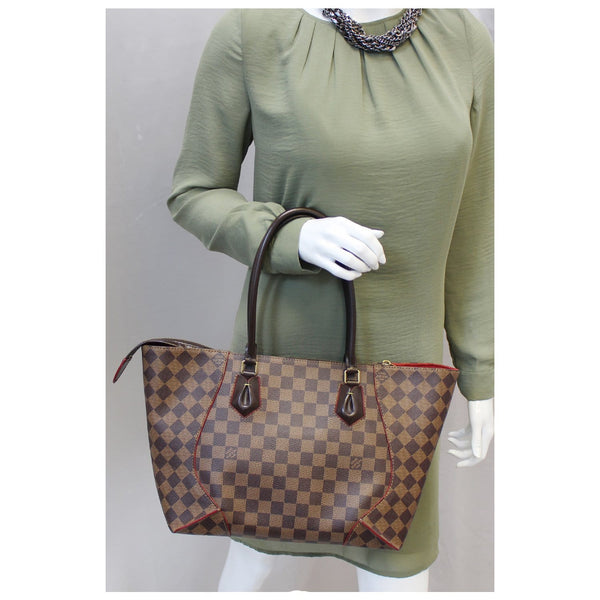 Louis Vuitton Caissa MM Damier Ebene Handbag