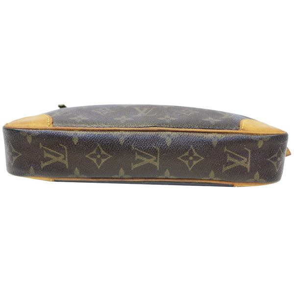 LOUIS VUITTON Marly Dragonne PM Monogram Canvas Clutch Bag Brown