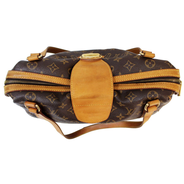 Closed top view lv Stresa PM Monogram Canvas Pouch