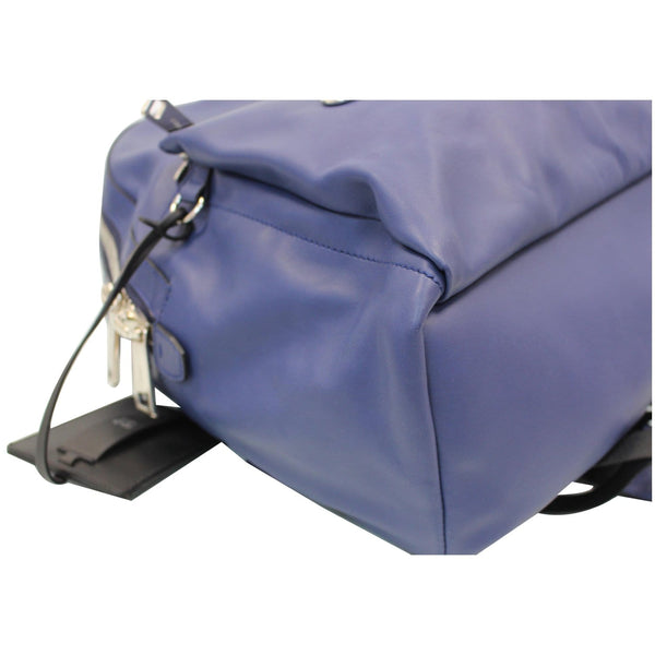 FENDI Are You Serious Backpack Bag with Face Charm Blue