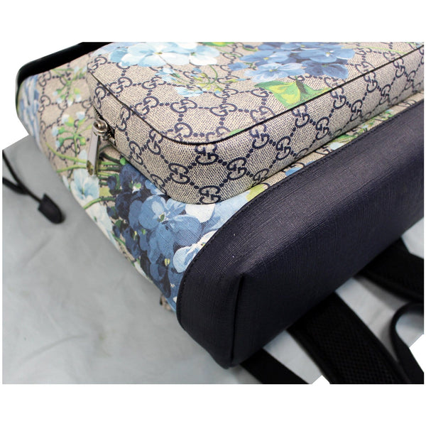 GUCCI Blooms Print GG Canvas Backpack Blue 406398