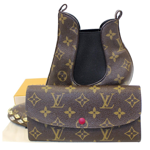 Louis Vuitton Emilie Wallet Monogram Canvas Bag