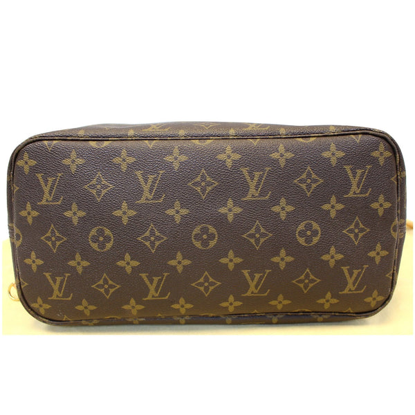 Louis Vuitton Neverfull MM Monogram tote Bag - bottom view